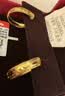 老庙黄金耳环批花C形耳钉耳圈送女友送给妈妈足金生日礼物 实拍图