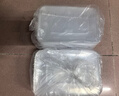 妙洁一次性饭盒 方形带盖50只野餐打包碗（800和860ml新老随机发货） 晒单实拍图