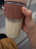 乐扣乐扣（LOCK&LOCK）咖啡杯耐热玻璃水杯子男女学生便携式双饮吸管杯随手杯500ML粉色 实拍图