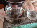 茶壶泡茶器整套茶具茶水分离玻璃耐热泡茶壶花茶套装茶漏 黑把一壶四杯 1000ml 实拍图