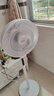 美的（Midea）【闪拆系列】一键闪电拆装直流变频家用语音电风扇一级能效轻音落地扇大风力卧室立式电扇SDJ30BC 实拍图