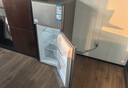海尔（Haier）冰箱小型二门办公室迷你小冰箱节能直冷家用租房家电冷藏冷冻超薄双开门省电小型冰箱 118升、360°立体制冷、低温补偿 实拍图
