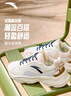 安踏男鞋透气休闲鞋2026夏季通勤减震网面软底厚底增高复古运动老爹鞋 【面包星】象牙白/沙粒灰/茧黄-3 42 码 实拍图