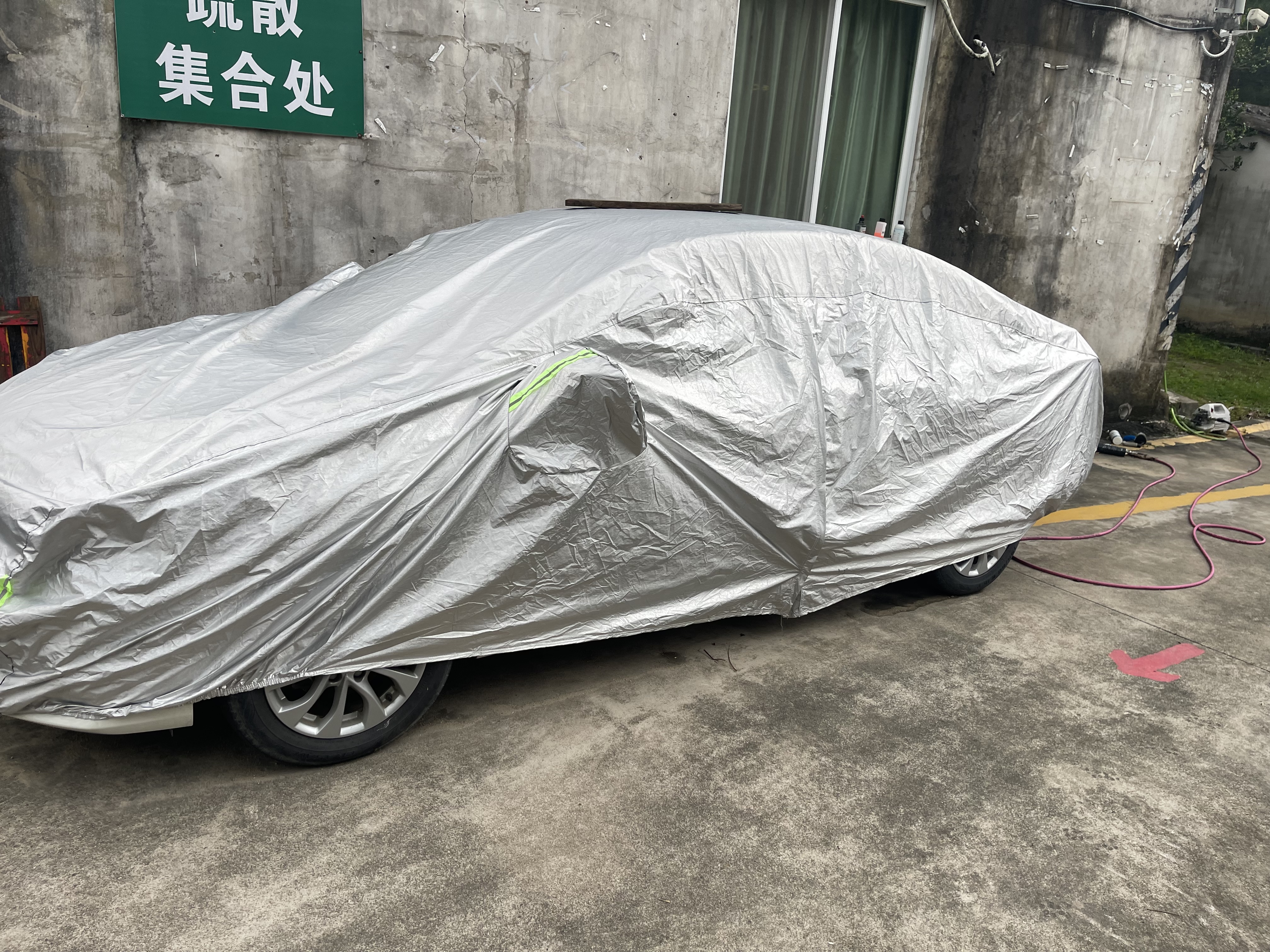 登进东风日产轩逸蓝鸟阳光车衣全车罩汽车防晒罩隔热遮阳挡冬季防雪 实拍图