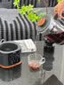 格丽思（GREENIS）煮茶壶养生壶纯钛喷淋式加热煮茶器一体式烧水壶蒸茶壶办公室蒸茶 深灰标准款礼盒装+直筒茶漏1.3L 实拍图