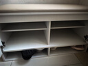 尋巧（SPERMEK）鞋柜换鞋凳入户门口感家用坐凳一体轻奢进门玄关鞋架穿鞋凳子可坐 【暖白色80CM】可放45码 实拍图