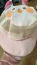 启拓者婴幼儿宝宝防晒帽遮阳帽子夏季透气网孔可拆卸护脖儿童太阳帽女孩 实拍图