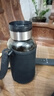 【送杯套】大容量加厚玻璃杯子便携杯茶水分离带杯套泡茶水杯 透明 1000ml吨吨桶 1只装 实拍图