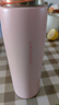 乐扣乐扣（LOCK&LOCK）菲特旋转盖轻量杯男女学生保温杯茶水杯子粉色450ml LHC4131PIK 实拍图