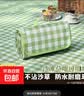 春游野餐垫户外防潮垫加厚可折叠野炊帐篷地垫露营草地沙滩垫批发 绿白格野餐垫 小号100*150 实拍图