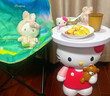 樾爱家hellokitty猫落地摆件奶油风客厅电视柜沙发茶几边几装饰乔迁礼物 【蓝色】kitty招财猫边几收纳落地摆件 实拍图