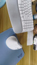 罗技（Logitech）Wave Combo 无线人体工学键鼠套装 垂直鼠标 无线蓝牙鼠标 办公键盘 无线键盘 蓝牙键盘 白色 实拍图