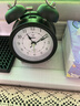 得力（deli）迷你复古机械闹钟低噪夜光卧室床头闹钟儿童 学生启蒙闹钟 黑色9024开学开学季新年礼物 实拍图