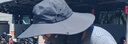 目丸登山防晒帽男女西部牛仔遮阳帽渔夫帽防紫外线太阳帽户外钓鱼帽子 远山灰【帽子+面罩+冰袖】 帽围(54cm-62cm) 实拍图