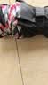 天堂伞 加大雨伞三折 晴雨两用商务伞经典格纹10骨大雨伞男女 黑色 实拍图