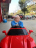 米蚁（MiYi）儿童电动车可坐人四轮遥控汽车摇摆小孩宝宝玩具童车 升级红+蓝牙音乐+摇摆+皮座 实拍图