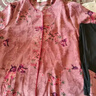 弥美乐中老年女装夏装套装奶奶装2025新款妈妈装60-80岁老年人衣服中袖 红色花冰丝两件套 3XL 适合115-130斤 实拍图