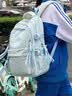 361°书包初中生女高中生2026新款大容量背包小学生减负双肩包男 海盐蓝 实拍图