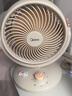 美的（Midea）【小型风扇】轻音台式桌面空气循环扇家用柔风电风扇宿舍办公迷你台扇落地扇空调伴侣 GAF18AD 实拍图