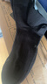 迪卡侬（DECATHLON）透气吸汗袜子运动袜高帮棉袜柔软舒适男女长袜 RS160-商务黑色-3双装 【39-42】(鞋码39/40/41/42) 实拍图
