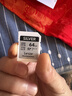 雷克沙（Lexar）64GB SD存储卡 U3 V30 佳能索尼富士尼康相机高速SD卡 读225MB/s 写110MB/s 4K超清录制 SD银卡 实拍图