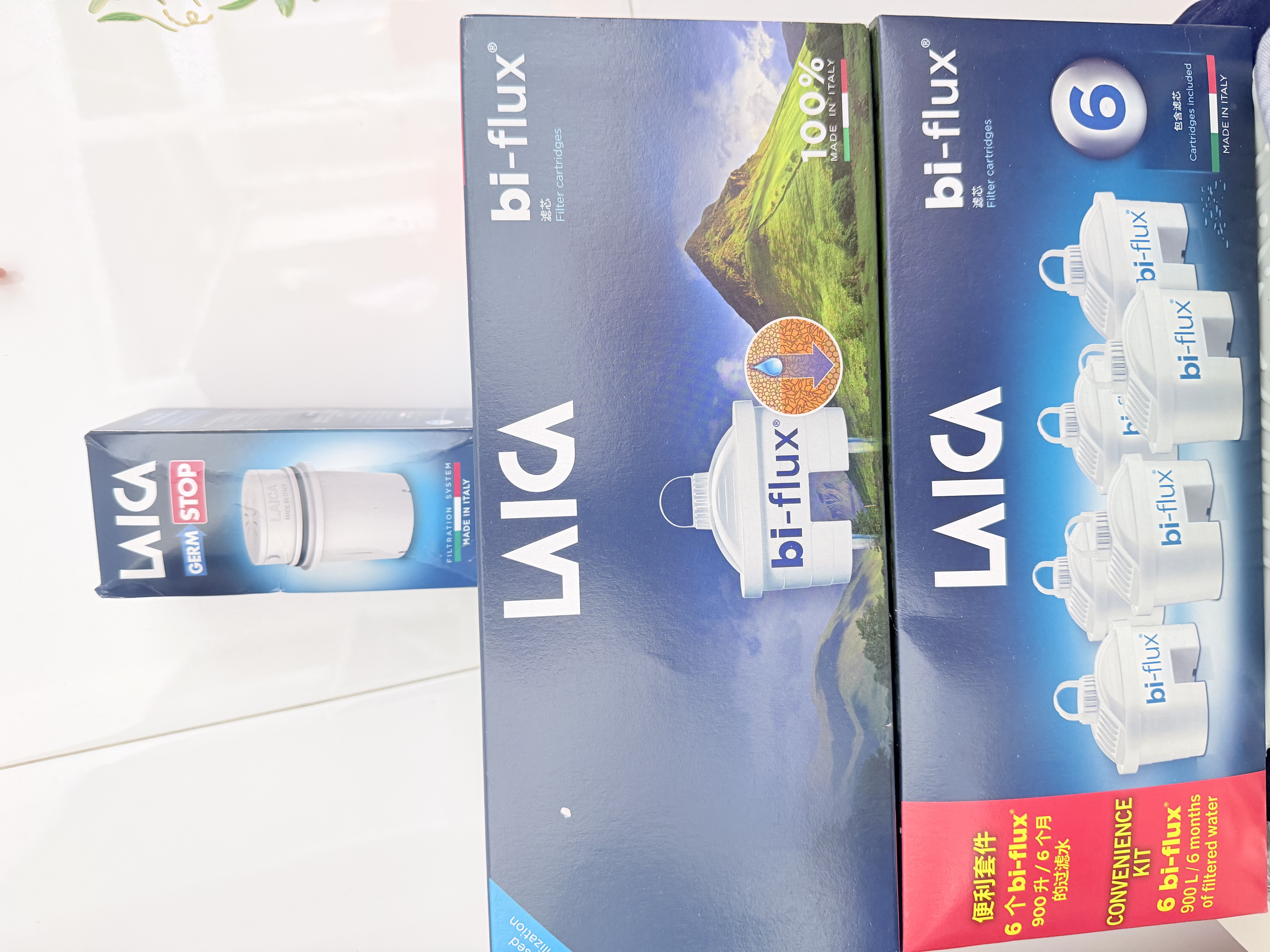 莱卡（LAICA）意大利原装进口超滤滤芯净水器净水壶滤水壶滤芯家用直饮过滤壶自来水 除氯减垢升级款*6+超滤*1 实拍图