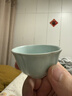 东道汝窑河南非遗茶杯主人杯陶瓷功夫茶具开片可养品茗中葵饮杯天青色 2026年丙午款 实拍图