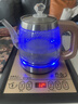 开品 全自动底部上水感应续水烧水壶 家用办公电茶炉烧水消毒电热水壶 嵌入式玻璃烧水壶茶桌一体套装 1L 香槟金 20X37CM 烧水煮杯 桶水款 实拍图
