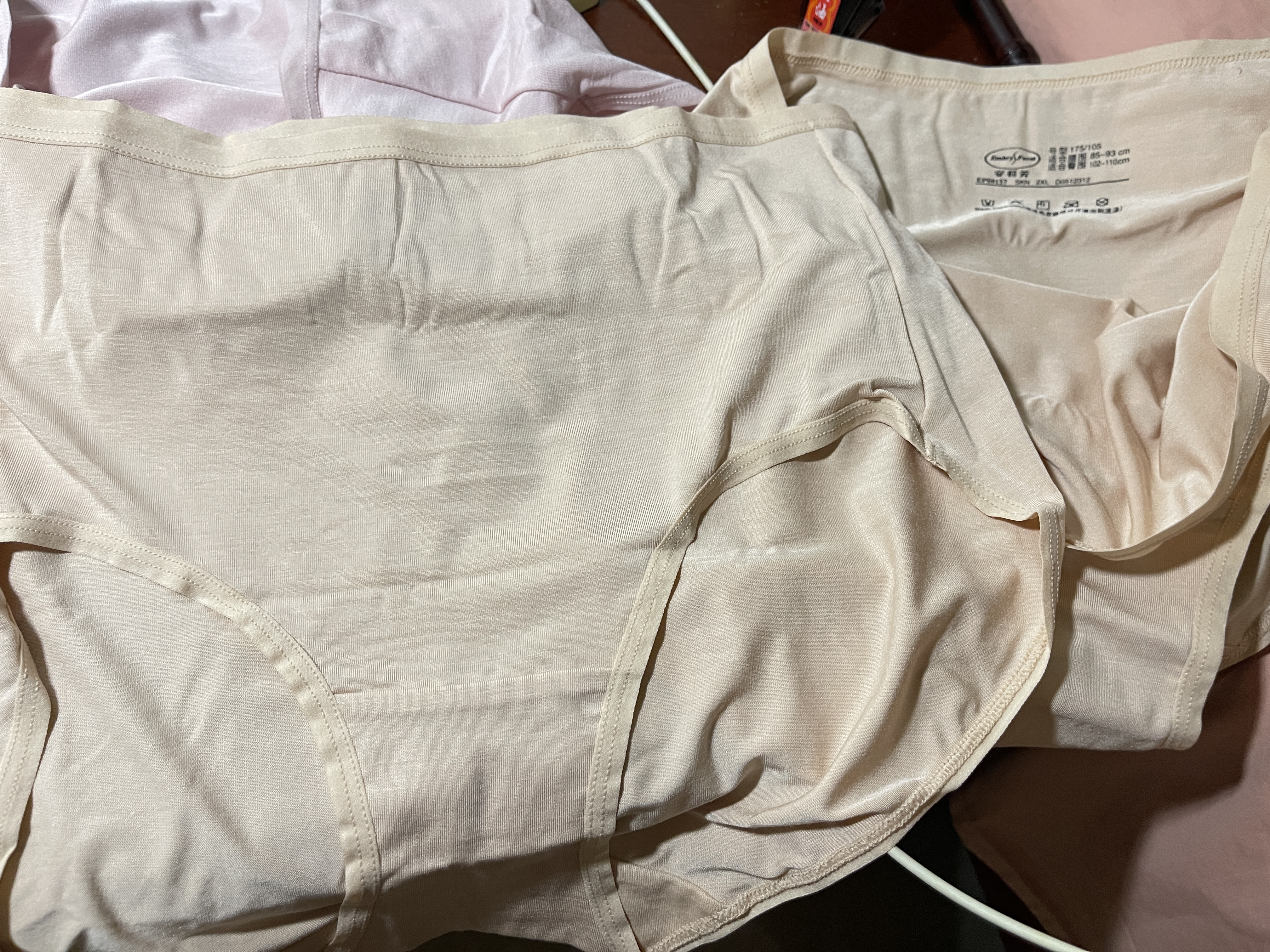 安莉芳Embry candies系列糖果裤女莫代尔中高腰内裤 DEP00158LPK XL  实拍图