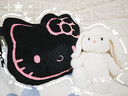 名创优品（MINISO）三丽鸥家族系列Hello Kitty18号大头靠枕沙发抱枕生日礼物 黑粉款 实拍图