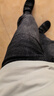 真维斯（Jeanswest）牛仔裤男春夏季薄款2026新款天丝舒适修身直筒高端潮牌休闲裤子男 黑灰+深蓝【棉弹常规组合】 34 码(2尺7) 【建议150-160斤】 实拍图