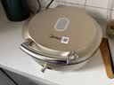 美的（Midea）电饼铛 小钢炮0涂层316L不锈钢电饼档 家庭用40mm超深双面加热 煎饼锅烤肉锅烙饼锅早餐机电煎锅s1 实拍图