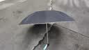 天堂伞 加大雨伞三折 晴雨两用商务伞经典格纹10骨大雨伞男女 藏青 实拍图