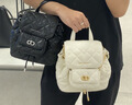 CHARLES&KEITH经典菱格大容量双肩包背包学生书包包女包520礼物CK2-60151400 实拍图