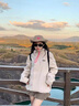 JEEP冲锋衣女新款三合一可拆卸户外防风防水超好看登山服冲锋衣裤外套 男女同款-浅卡其【三合一可拆卸 L（100-120斤） 实拍图