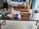 哈骆顿（HALODN） 茶几小户型客厅餐桌两用可折叠桌简易免安装茶桌加固腿小桌子 【免安装】胡桃色 120*50*40cm 实拍图