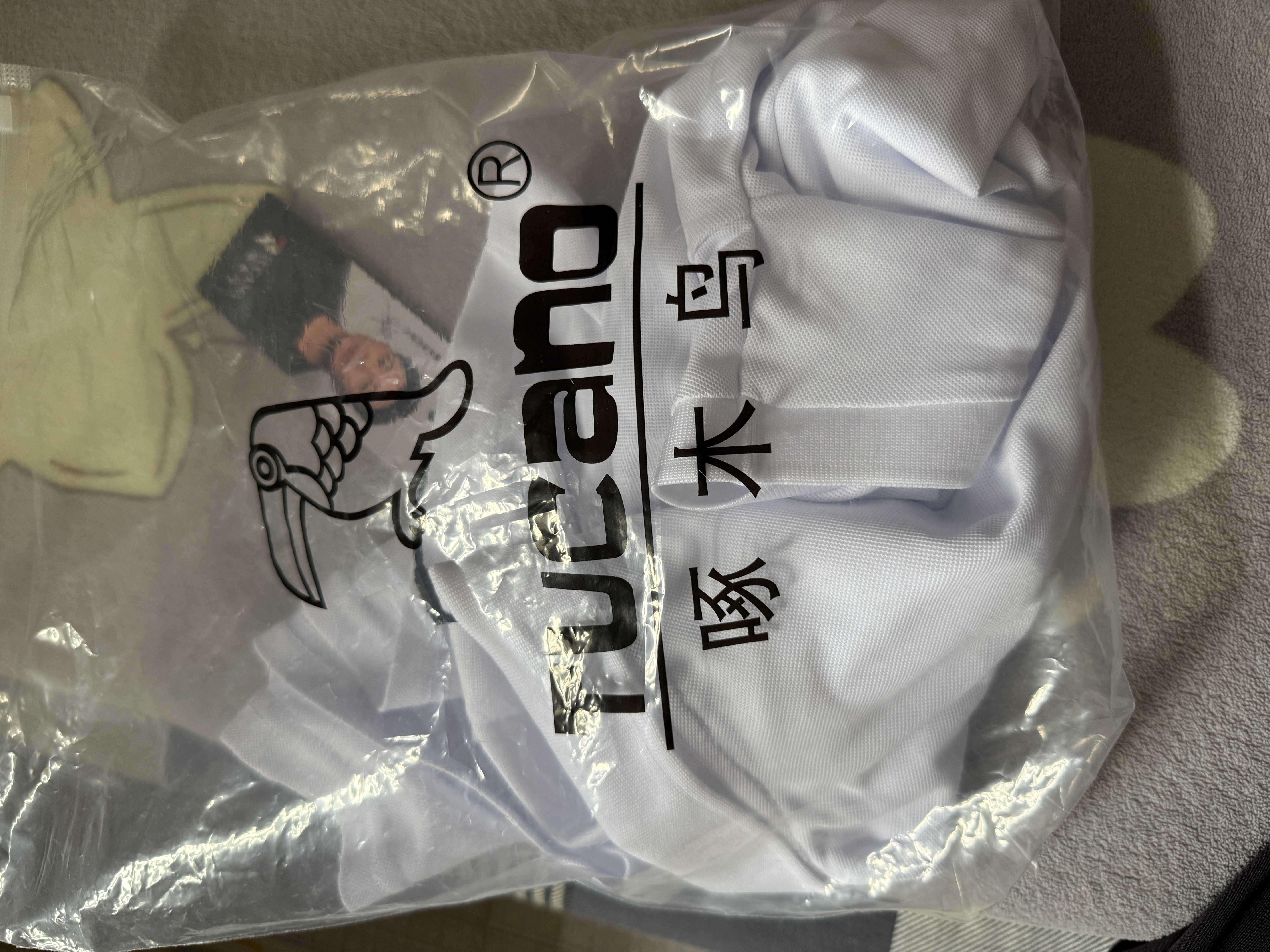 啄木鸟（TUCANO）短袖T恤男夏季时尚百搭polo打底衫舒适透气上衣男装 白色A M  实拍图