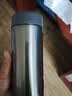 膳魔师（THERMOS） 不锈钢保温杯男商务定制水杯车载办公室便携杯子400ml JCG-400 灰色 400ml 实拍图