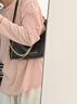 CHARLES&KEITH柔软拉链式褶皱单肩包腋下包包女包生日礼物CK2-40782472 Black黑色 S 实拍图