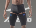 美津浓（MIZUNO）护大腿男女运动护腿裤袜跑步篮球装备护具护膝套袜032-L单只 实拍图