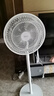 美的（Midea）【品质推荐】七叶轻音柔风电风扇/家用省电落地扇/台式电扇/广角摇头节能宿舍小型风扇 SAE35CA 实拍图