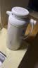 象印（ZO JIRUSHI）保温壶日本原装进口大容量双层玻璃内胆居家保冷保温瓶热水瓶AFFB CA米色 1.85L 实拍图