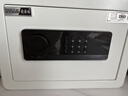 欧奈斯ONNAIS保险柜家用小型25cm办公密码WIFI保险箱防盗指纹入墙报警手机智能新款商用保管箱床头全钢保管柜 25cm典雅白电子密码（远程授权） 实拍图