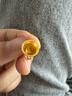 周大福蝴蝶结雪花铃铛大版黄金吊坠女约3.7g EOF2201生日礼物 实拍图