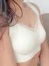 猫人孕妇内衣怀孕期专用聚拢防下垂收副乳不勒胃美背心式无痕文胸奶罩 雪肌白 【孕妈妈专属 孕期缓涨痛 不勒胃】 XL 38/85ABC（建议120-135斤） 实拍图