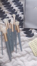 蓝桥10化妆刷套装初学者散粉腮红遮瑕粉底眼影刷子全套工具超软毛 10支蓝桥套刷+蓝桥包 1件 实拍图