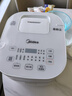 美的（Midea）电饭煲家用智能HI电饭锅2-3-4-5-6人IH电磁加热大火力快煮精钢厚釜内胆一键柴火饭3L IH饭煲白色(2-6人) 3L 实拍图
