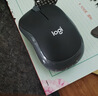 罗技（Logitech）M220 轻音鼠标 无线鼠标 办公鼠标 对称鼠标 带无线微型接收器 灰黑色 实拍图