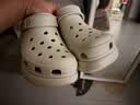 卡骆驰（CROCS）经典泡芙Clog男女一脚蹬懒人沙滩鞋 CR207521-2Y2 39（39-40） 实拍图