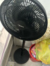 美的（Midea）【超级单品】七叶轻音立式电风扇家用柔风落地扇台式桌面小型风扇大风量节能摇头宿舍电扇 SAF30AB 实拍图